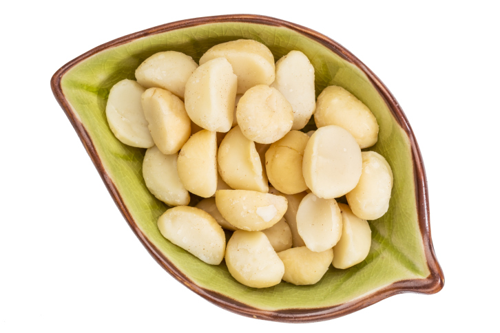 macadamia nuts in a bowl