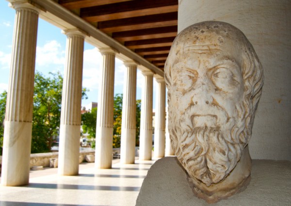 Plato statue in Athens